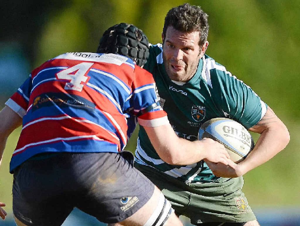 STEP ASIDE: Lismore City’s Jay Onslow tries to evade a Bangalow defender during their FNC Rugby Union clash at Schultz Oval. STEP ASIDE: Lismore City’s Jay Onslow tries to evade a Bangalow defender during their FNC Rugby Union clash at Schultz Oval.