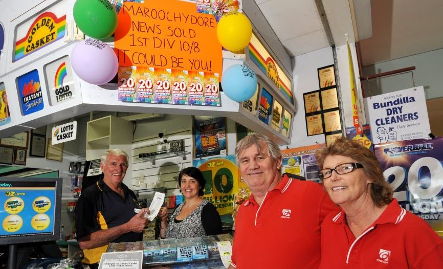 Joe and Helen Holmes have taken a share of the $20million Division 1 lotto prize. Joe and Helen Holmes have taken a share of the $20million Division 1 lotto prize.