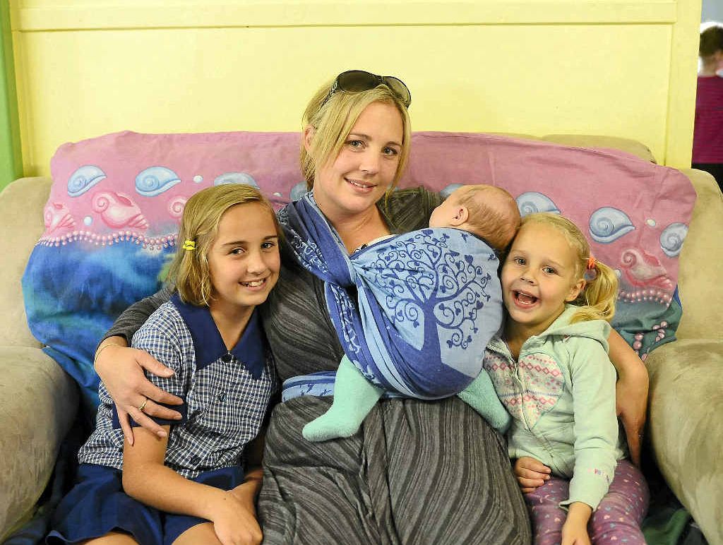 Kylie Metcalfe with three of her children, Zahara, Braxton and Bree-anna. Kylie Metcalfe with three of her children, Zahara, Braxton and Bree-anna.