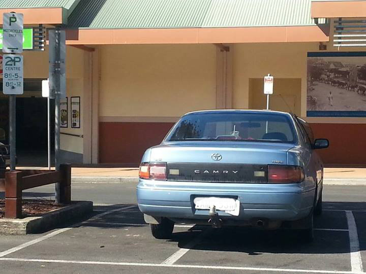 Motorcycle parking space? No worries. Motorcycle parking space? No worries.