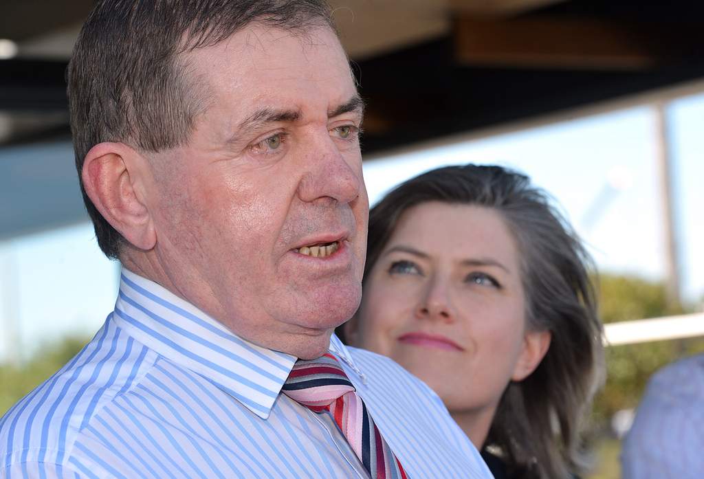 Peter Slipper is supported by wife Inge as he announces he will run in the September 7 election. Peter Slipper is supported by wife Inge as he announces he will run in the September 7 election.