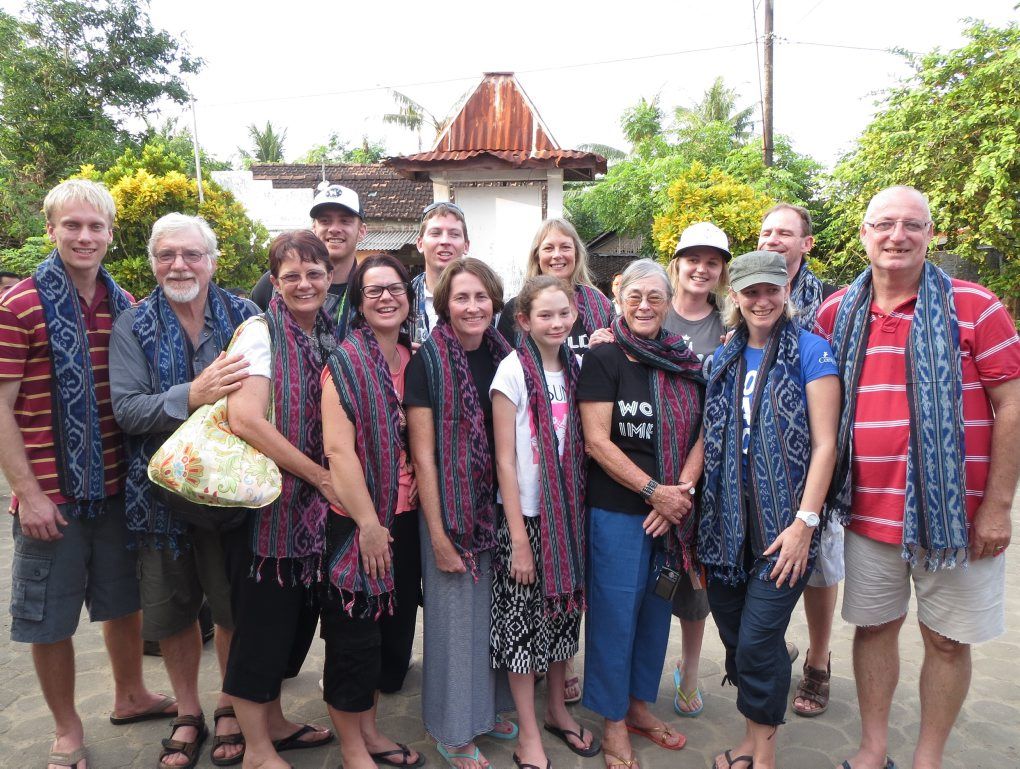 The team of 14 from Gladstone had an incredible experience in Indonesia earlier this year, visiting their sponsor children. Photo Contributed