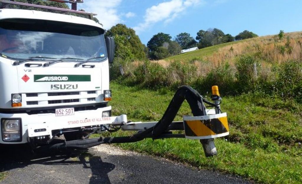 POTHOLE REPAIR: Flowcon truck will tackle Byron Shire's potholes over the coming weeks. POTHOLE REPAIR: Flowcon truck will tackle Byron Shire's potholes over the coming weeks.