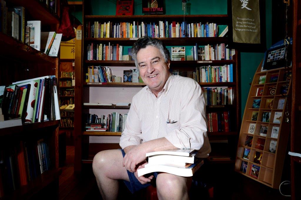 The new owner of Noah's Arc Bookstore on Magellan St, Lismore, Luke Gooley The new owner of Noah's Arc Bookstore on Magellan St, Lismore, Luke Gooley