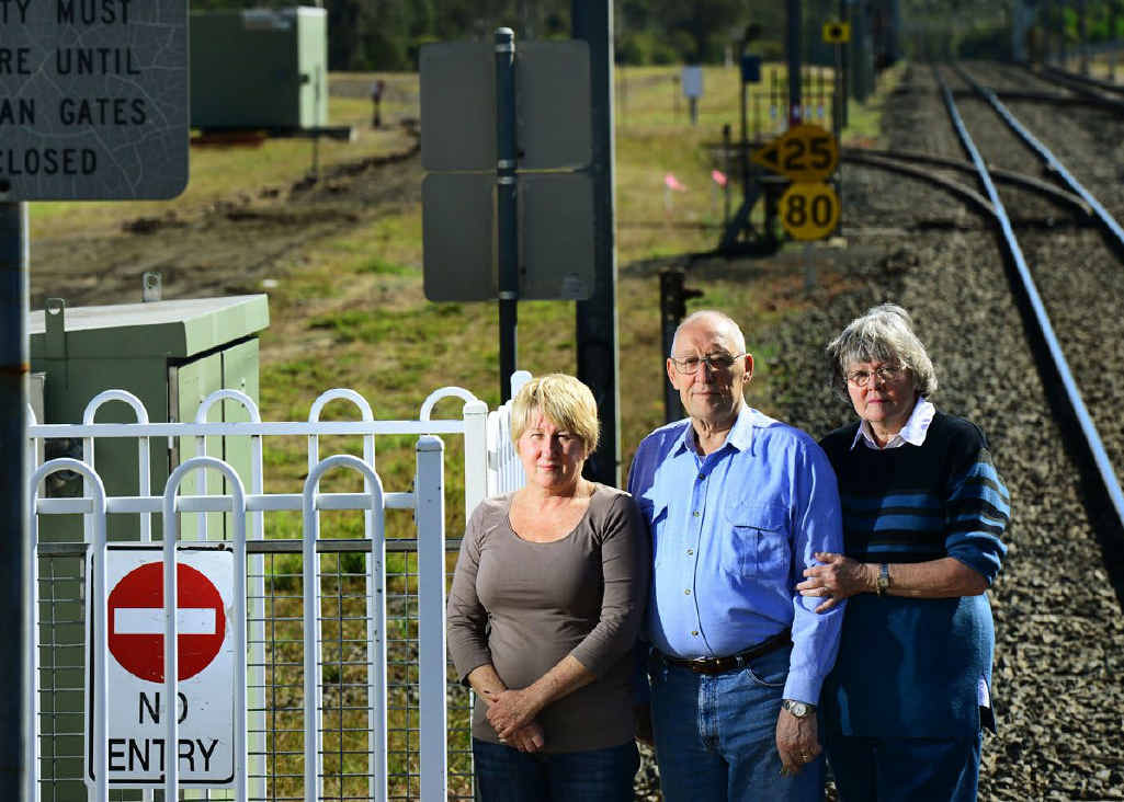 RAISING CONCERNS: Wulkuraka residents (from left) Shirley Stevenson, and Charlie and Lorna Greensmith. RAISING CONCERNS: Wulkuraka residents (from left) Shirley Stevenson, and Charlie and Lorna Greensmith.