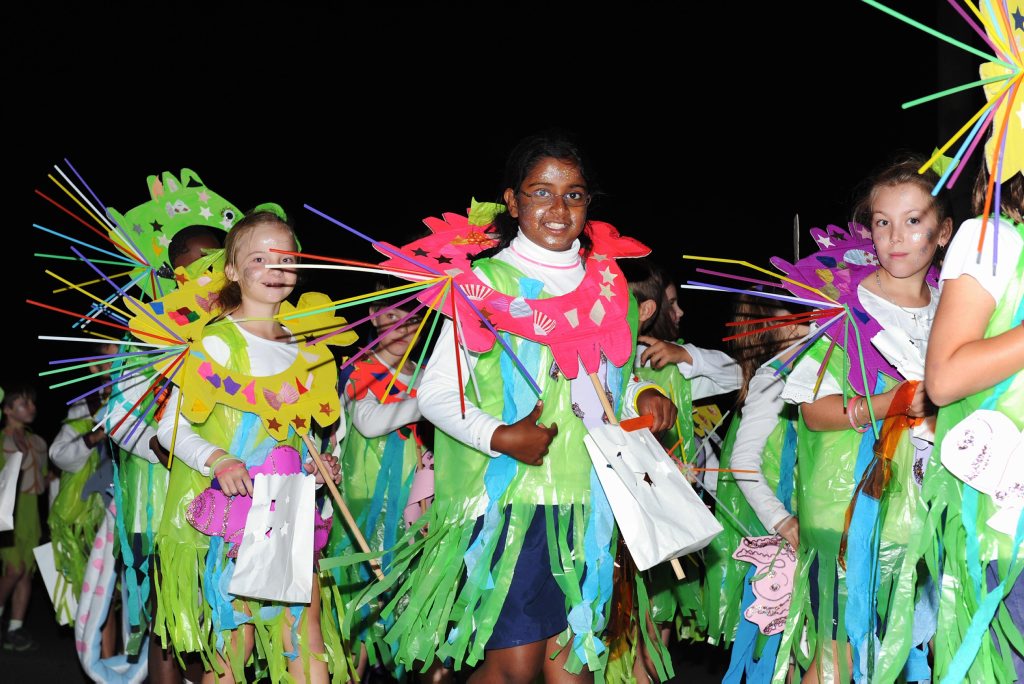 Fraser Coast Anglican College students at the Hervey Bay Whale Festival Illumination Parade. Fraser Coast Anglican College students at the Hervey Bay Whale Festival Illumination Parade.