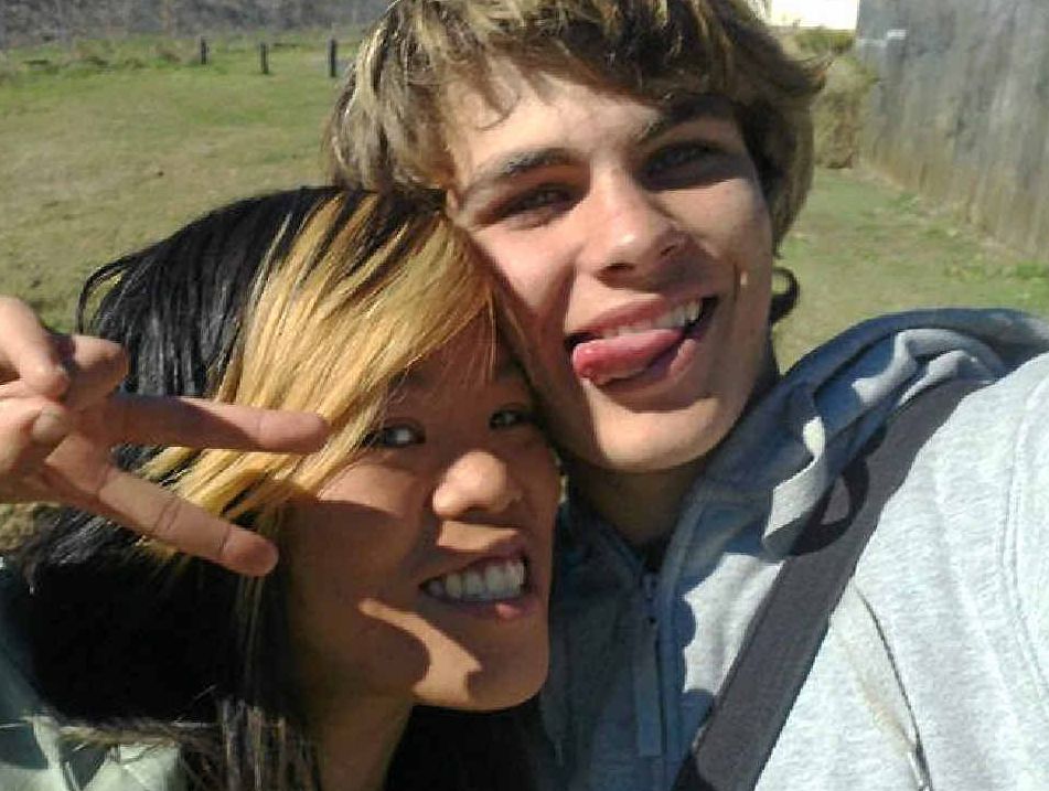 OTHER TIMES: Brandon Matthews and his fiancee Clara Phung TiÍu Nguyen in 2010. OTHER TIMES: Brandon Matthews and his fiancee Clara Phung TiÍu Nguyen in 2010.