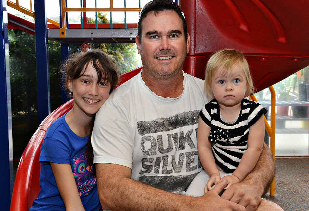 Ross McNichol with his children Holli McNichol-Black and Alleyah McNichol. Ross McNichol with his children Holli McNichol-Black and Alleyah McNichol.