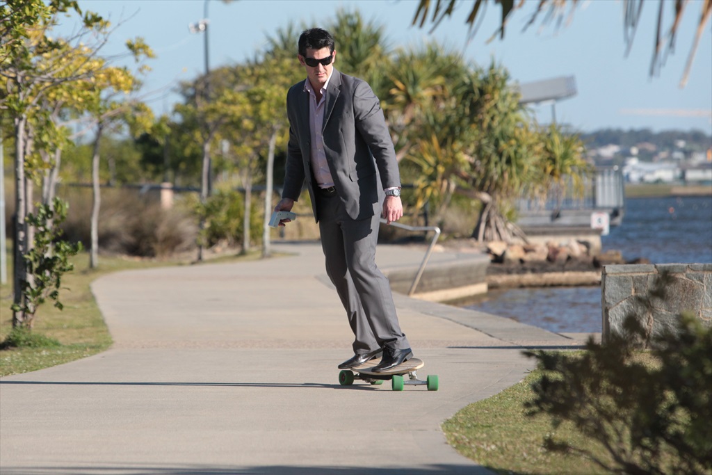 Former NRL and Queensland rugby league player, Chris Flannery, is now a real estate agent for Platinum Properties and an ambassador for Evolve electric skateboards. Former NRL and Queensland rugby league player, Chris Flannery, is now a real estate agent for Platinum Properties and an ambassador for Evolve electric skateboards.