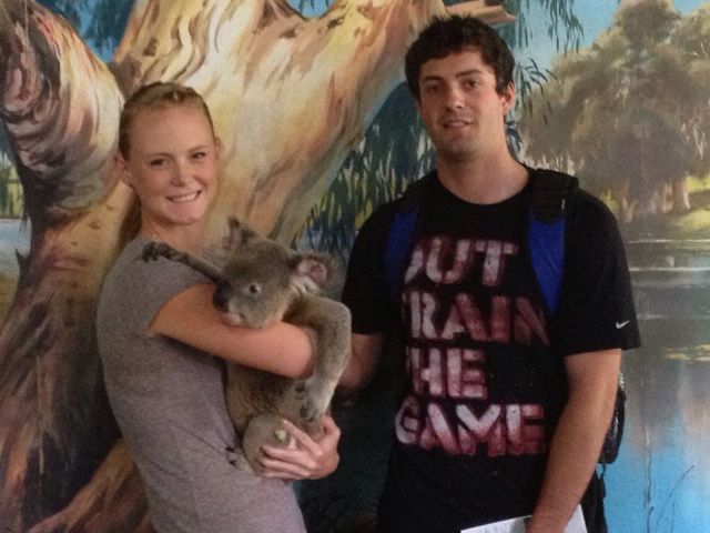 Baseballer Chrisopher Lane, who died after a random shooting in Oklahoma, and his girlfriend Sarah. Baseballer Chrisopher Lane, who died after a random shooting in Oklahoma, and his girlfriend Sarah.