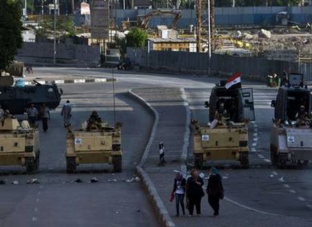 The war torn streets of Egypt The war torn streets of Egypt