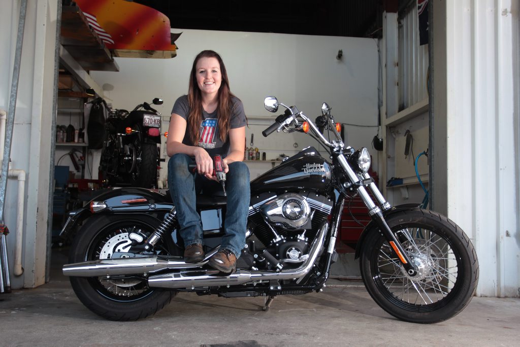 Mechanic Katie Elliott from Harley Davidson in Maroochydore won the Australian Harley Davidson franchisee's apprentice of the year. Mechanic Katie Elliott from Harley Davidson in Maroochydore won the Australian Harley Davidson franchisee's apprentice of the year.