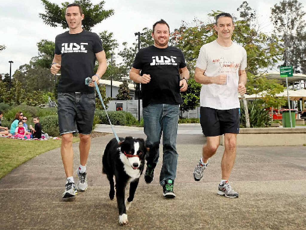 READY TO RUN: Matt Johnstone, Sean Dix and Phil Cutcliffe are gearing up for the Greater Springfield Run For Life on September 7. READY TO RUN: Matt Johnstone, Sean Dix and Phil Cutcliffe are gearing up for the Greater Springfield Run For Life on September 7.
