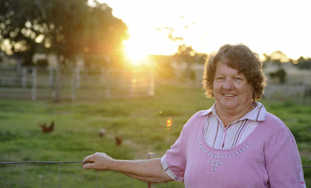 SETTLED: Dawn McTaggart has finally settled down on a small property on the outskirts of Warwick. SETTLED: Dawn McTaggart has finally settled down on a small property on the outskirts of Warwick.
