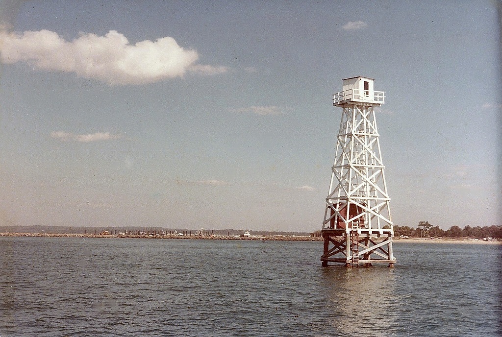 The channel marker between Dayman Point at Urangan and Round Island was demolished after the Urangan Pier closed as a working commercial port. The channel marker between Dayman Point at Urangan and Round Island was demolished after the Urangan Pier closed as a working commercial port.