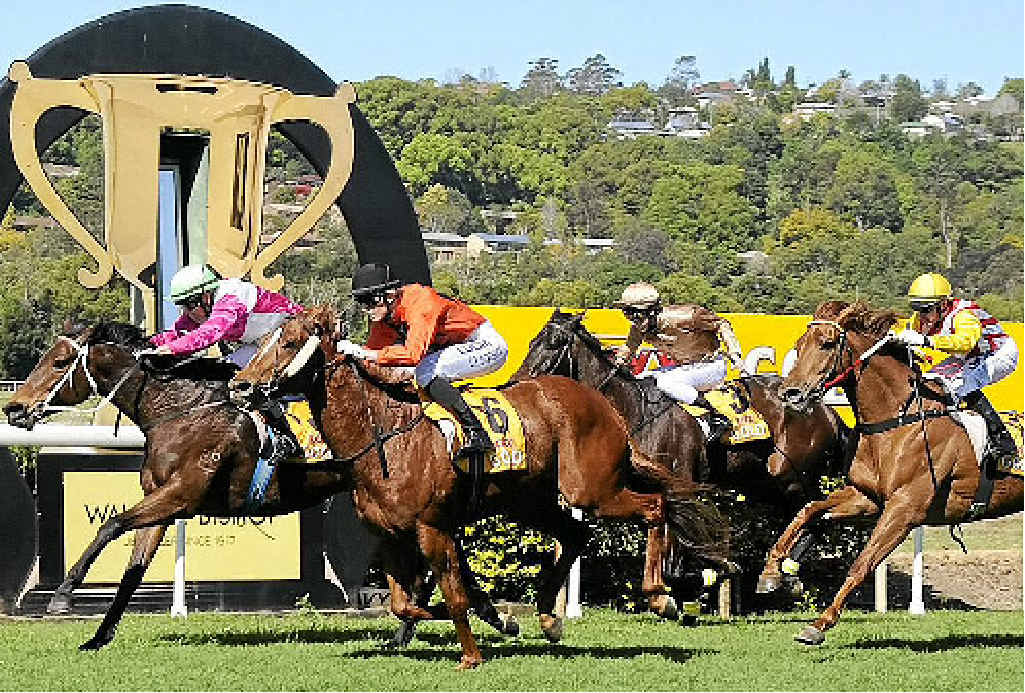 WINNING RIDE: Jockey Sheree Drake guides Zaha Secret to victory. WINNING RIDE: Jockey Sheree Drake guides Zaha Secret to victory.