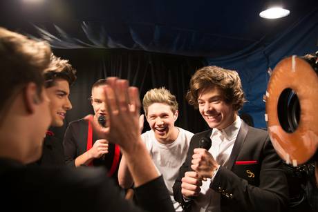 A scene from the One Direction documentary. A scene from the One Direction documentary.