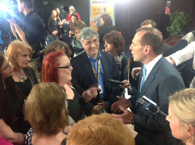 Tony Abbott at a Brisbane forum last year. Tony Abbott at a Brisbane forum last year.