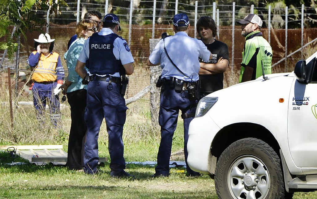 Police and Energex at the property in Rosewood where Bruce was electrocuted. Police and Energex at the property in Rosewood where Bruce was electrocuted.