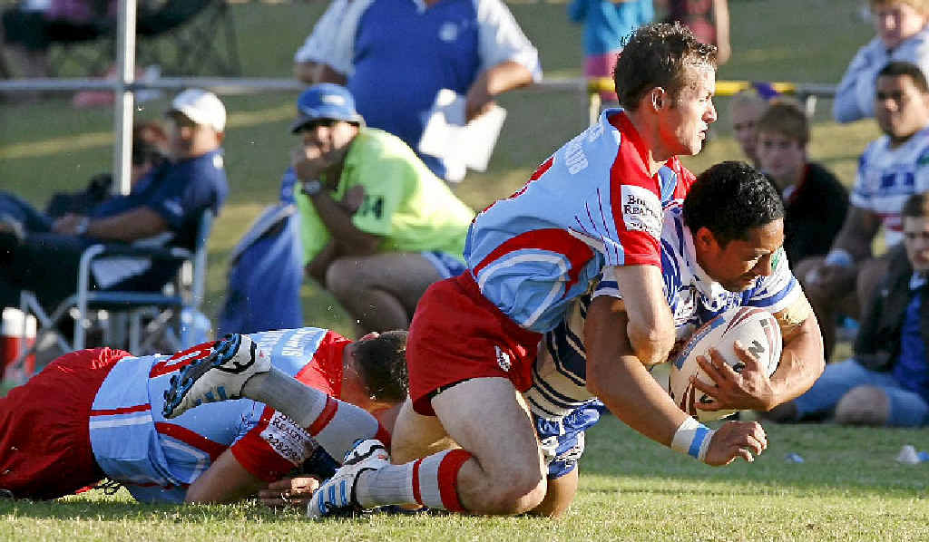 CONFIDENT PLAY: Brothers winger Ben Seve controls the ball playing in the Ipswich A-grade competition. CONFIDENT PLAY: Brothers winger Ben Seve controls the ball playing in the Ipswich A-grade competition.