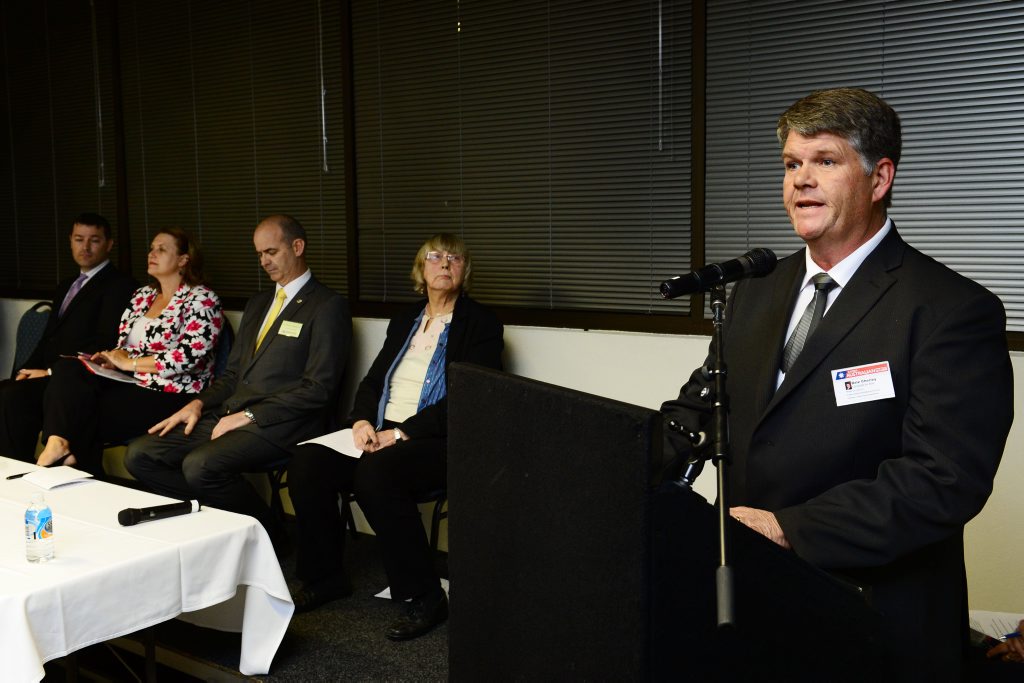 SPLIT TICKET: Katter’s Australian Party candidate for Blair Dale Chorley said he made his preference decision on principle. SPLIT TICKET: Katter’s Australian Party candidate for Blair Dale Chorley said he made his preference decision on principle.