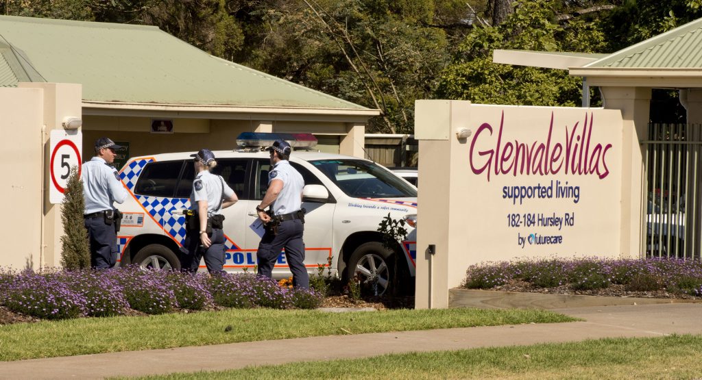 Police base their search for missing man from the retirement village he lives in. Photo Nev Madsen / The Chronicle Police base their search for missing man from the retirement village he lives in. Photo Nev Madsen / The Chronicle