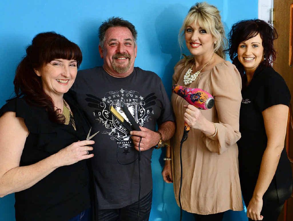 TOP TEAM: Rob-Elle Hair Designers owners Elle and Robert Farmer (left), hairdresser Lisa Moore, and Lilac Rose Skin and Beauty owner Lauren Zeidler (right). TOP TEAM: Rob-Elle Hair Designers owners Elle and Robert Farmer (left), hairdresser Lisa Moore, and Lilac Rose Skin and Beauty owner Lauren Zeidler (right).