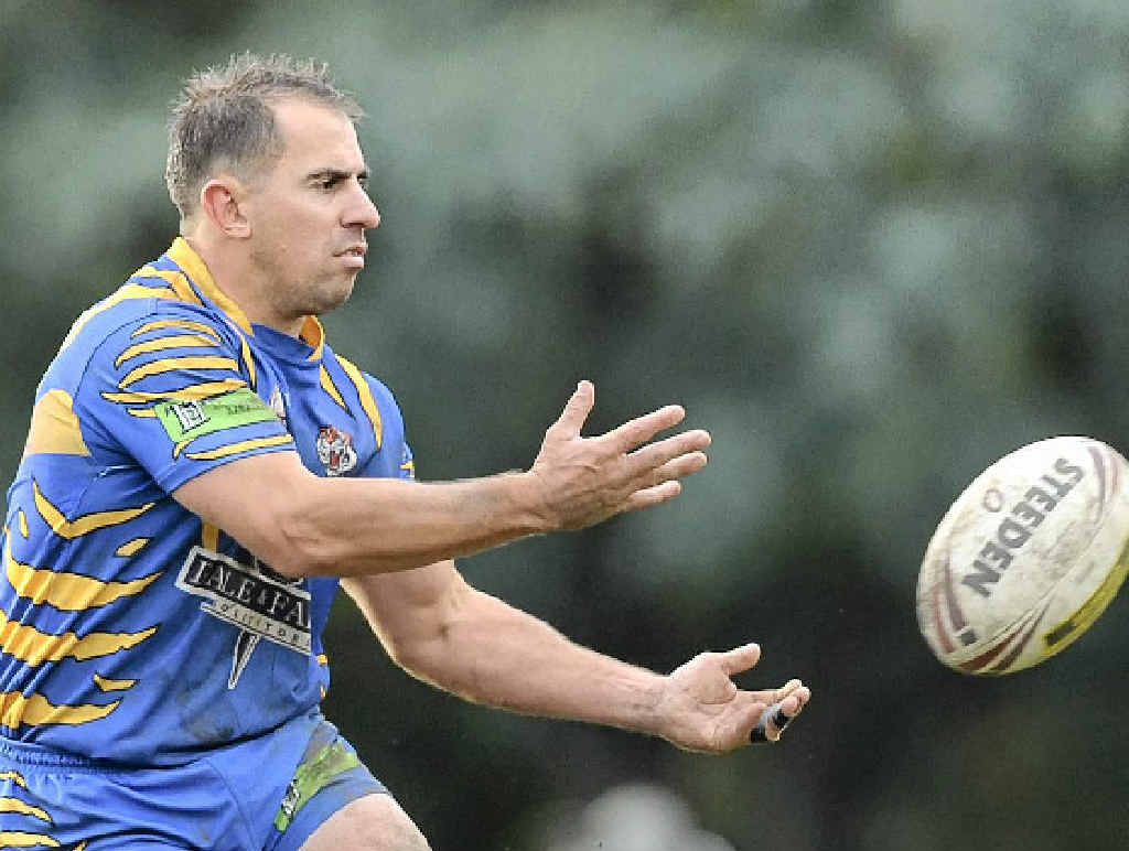 CALLING THE SHOTS: Tigers halfback Steven West is primed to tackle Goodna tonight. CALLING THE SHOTS: Tigers halfback Steven West is primed to tackle Goodna tonight.
