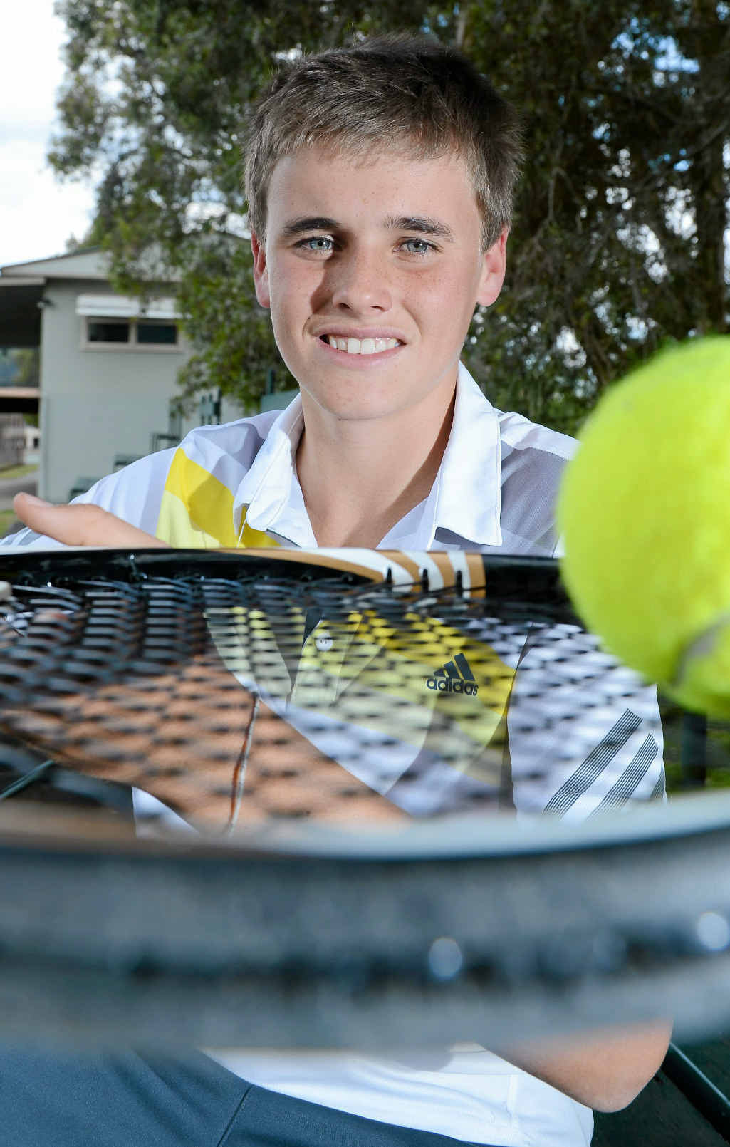 BIG STEP: Louis Clark has won a trip to the John Newcombe Tennis Ranch after winning the Champion of Champions at Inverell. BIG STEP: Louis Clark has won a trip to the John Newcombe Tennis Ranch after winning the Champion of Champions at Inverell.