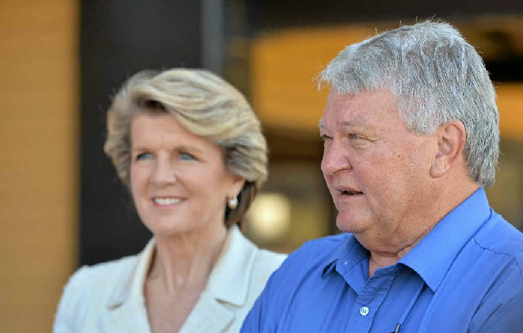 Deputy opposition leader Julie Bishop joined Flynn MP Ken O’Dowd to announce sport club funding. Deputy opposition leader Julie Bishop joined Flynn MP Ken O’Dowd to announce sport club funding.