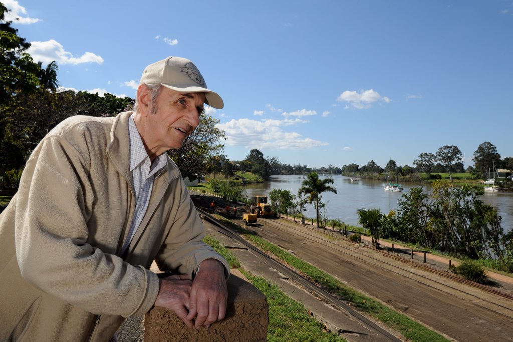 John Lidbetter saw a crocodile from this vantage point in Queens Park. John Lidbetter saw a crocodile from this vantage point in Queens Park.