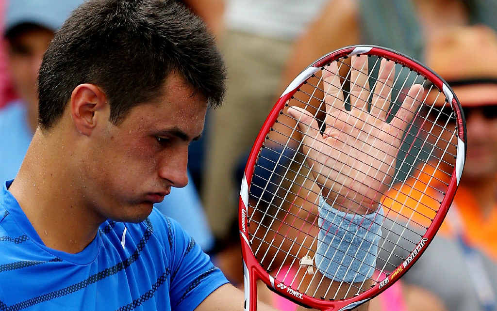 Australian tennis player Bernard Tomic. Australian tennis player Bernard Tomic.