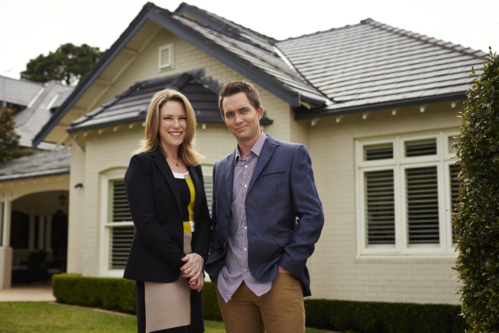 Veronica Morgan and Bryce Holdaway host the TV series Location, Location, Location Australia. Veronica Morgan and Bryce Holdaway host the TV series Location, Location, Location Australia.