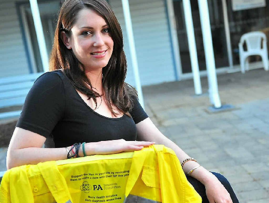Liz Jelley is the face of a new prostate cancer awareness campaign. Liz Jelley is the face of a new prostate cancer awareness campaign.