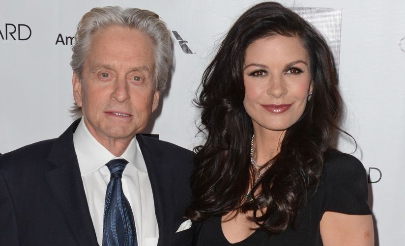 Michael Douglas and Catherine Zeta-Jones. Michael Douglas and Catherine Zeta-Jones.