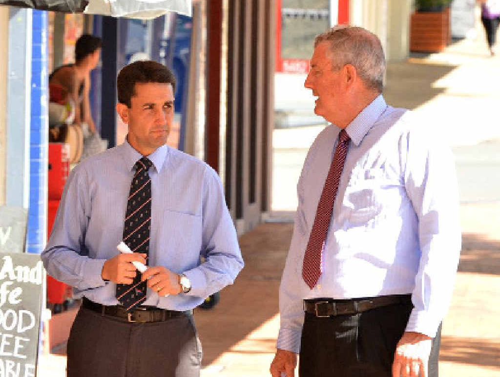 David Crisafulli in Gympie this week. David Crisafulli in Gympie this week.