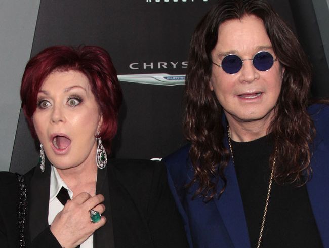 Ozzy and Sharon Osbourne. Ozzy and Sharon Osbourne.