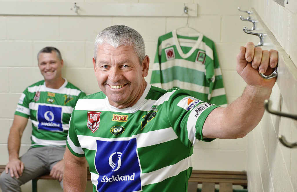 OLD TIMES: Former Ipswich Jets players Steve Parcell and Craig Spark (left) are looking forward to Old Boys Day at the North Ipswich Reserve this afternoon. OLD TIMES: Former Ipswich Jets players Steve Parcell and Craig Spark (left) are looking forward to Old Boys Day at the North Ipswich Reserve this afternoon.