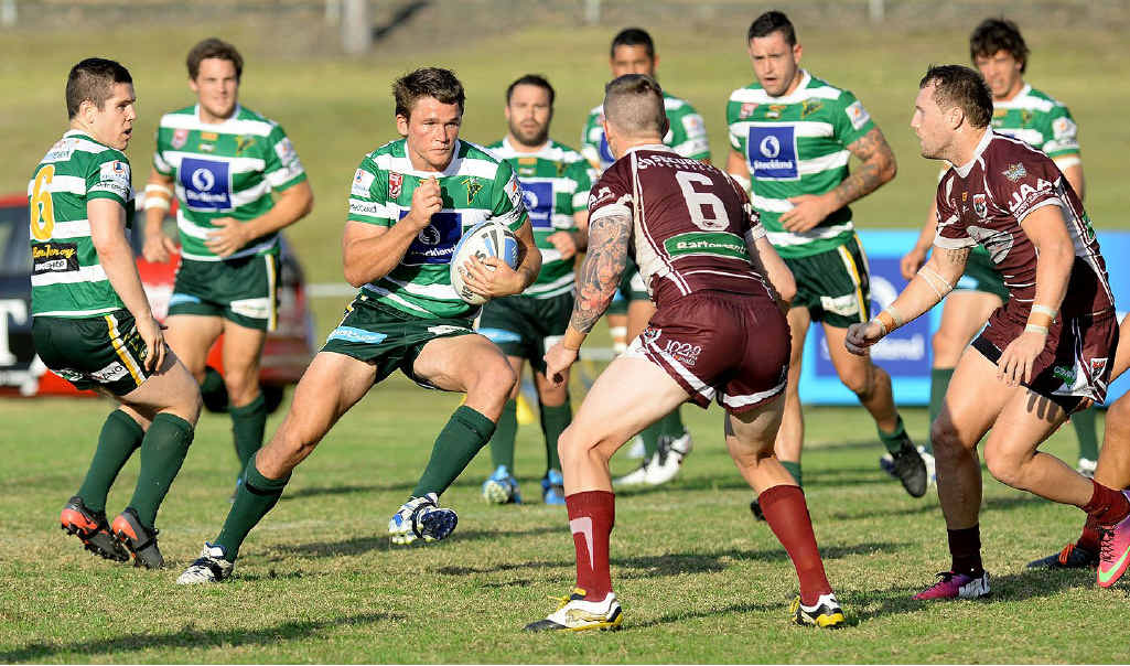 FINALS-BOUND: Jets winger Jarrod McInally does some of the hard work in Saturday’s 40-22 win over Burleigh. FINALS-BOUND: Jets winger Jarrod McInally does some of the hard work in Saturday’s 40-22 win over Burleigh.