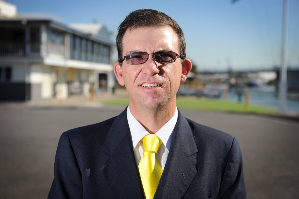 Federal election candidate for the seat of Flynn, Steve Ensby, standing for the Palmer United Party. Federal election candidate for the seat of Flynn, Steve Ensby, standing for the Palmer United Party.