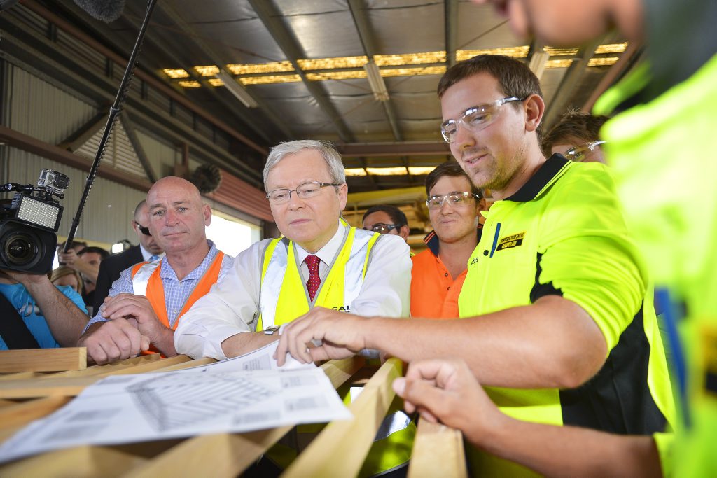 ALP candidate Chris Trevor, Sam Muir and Jamie Lamberton at GAGAL's Training Centre, Beckinsale Street, Gladstone. ALP candidate Chris Trevor, Sam Muir and Jamie Lamberton at GAGAL's Training Centre, Beckinsale Street, Gladstone.