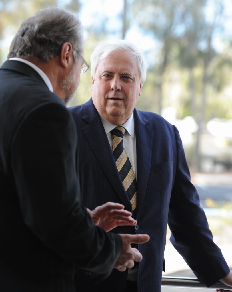 Palmer United Party leader Clive Palmer Palmer United Party leader Clive Palmer