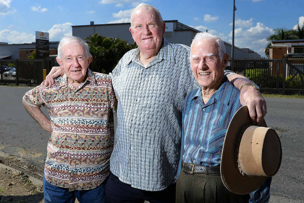 REDDIES MEET: Max Forsyth, Barrie Vine and Myles Hennelly are organising a 15-year Redbank workshops reunion. REDDIES MEET: Max Forsyth, Barrie Vine and Myles Hennelly are organising a 15-year Redbank workshops reunion.