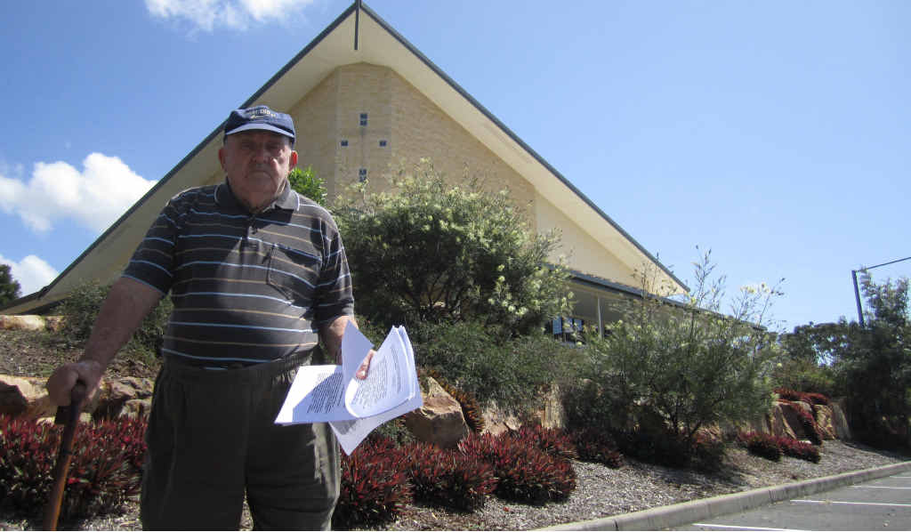 Ron Gallagher doesn’t agree with the direction of the Yeppoon Wesleyan Methodist Church. Ron Gallagher doesn’t agree with the direction of the Yeppoon Wesleyan Methodist Church.