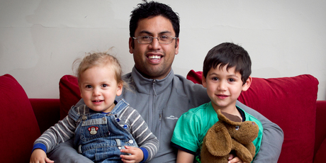 Karl Snowden, who has been through the Triple P parenting course, with his children Maihi, 2, and Kerehoma, 5. Karl Snowden, who has been through the Triple P parenting course, with his children Maihi, 2, and Kerehoma, 5.
