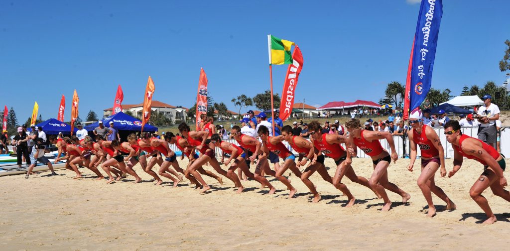 Competitors dash for the water in last year's Kellogg's Nutri-Grain Ironman and Ironwoman Series Trial. Competitors dash for the water in last year's Kellogg's Nutri-Grain Ironman and Ironwoman Series Trial.