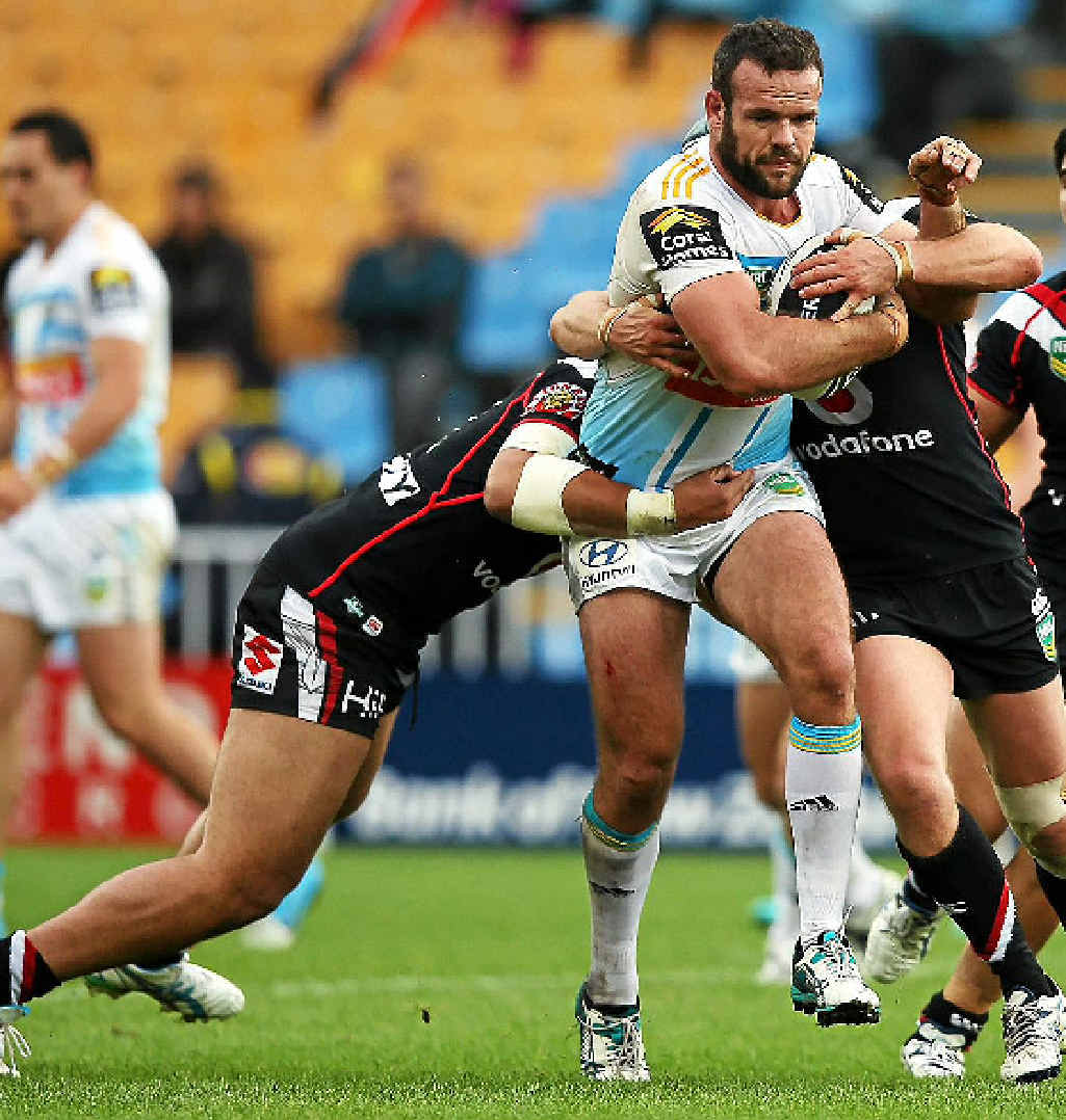 REQUIRED: Titans co-captain Nate Myles has been cleared of syndesmosis but remains in doubt for the clash against the Storm on Saturday. REQUIRED: Titans co-captain Nate Myles has been cleared of syndesmosis but remains in doubt for the clash against the Storm on Saturday.