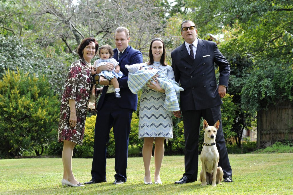Heather Mitchell, Luke Ford, Clancy McWaters and Lachy Hulme in the TV mini-series Power Games: The Packer-Murdoch Story. Heather Mitchell, Luke Ford, Clancy McWaters and Lachy Hulme in the TV mini-series Power Games: The Packer-Murdoch Story.