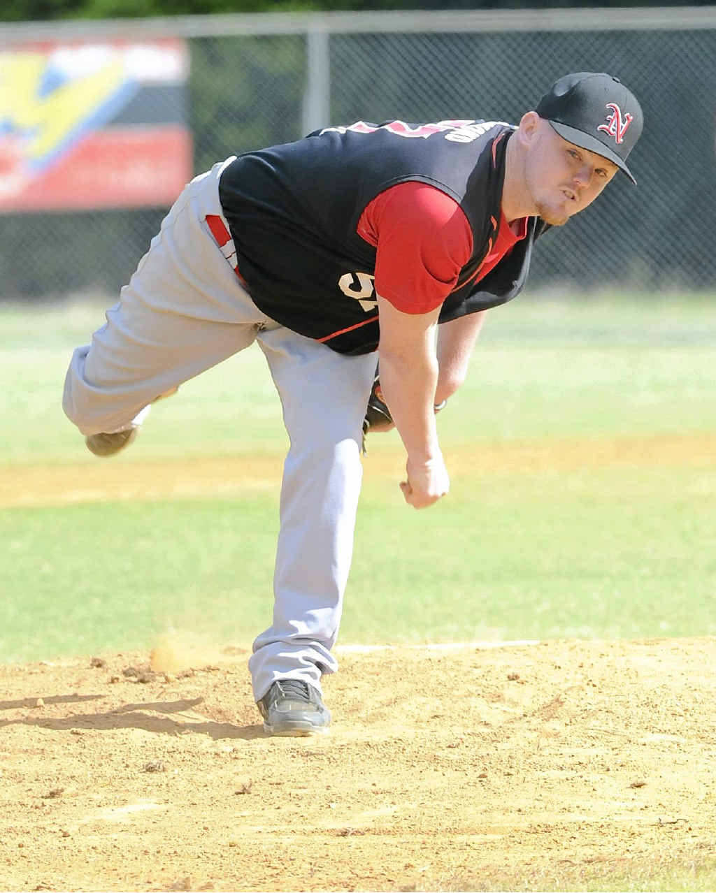 PITCHING IN: Norths’ Jason Britt, above, and Workers’ Troy Pruess will be among the key men on the mound in the preliminary final series starting tonight.