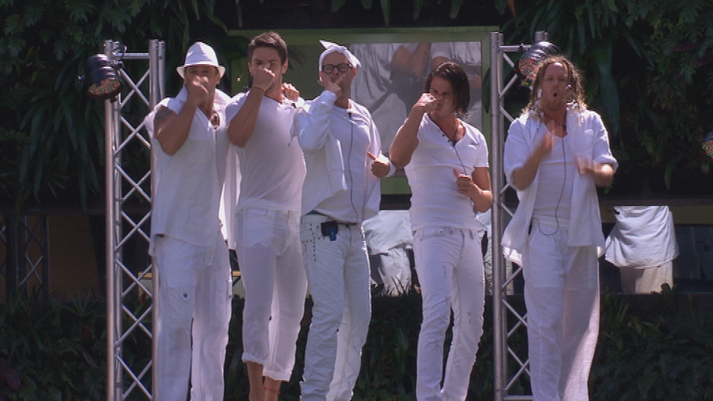 Mandate performing in their music clip. Mandate performing in their music clip.